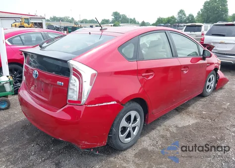 2015 Toyota Prius Three из США, поврежденный, VIN JTDKN3DU0F1874201